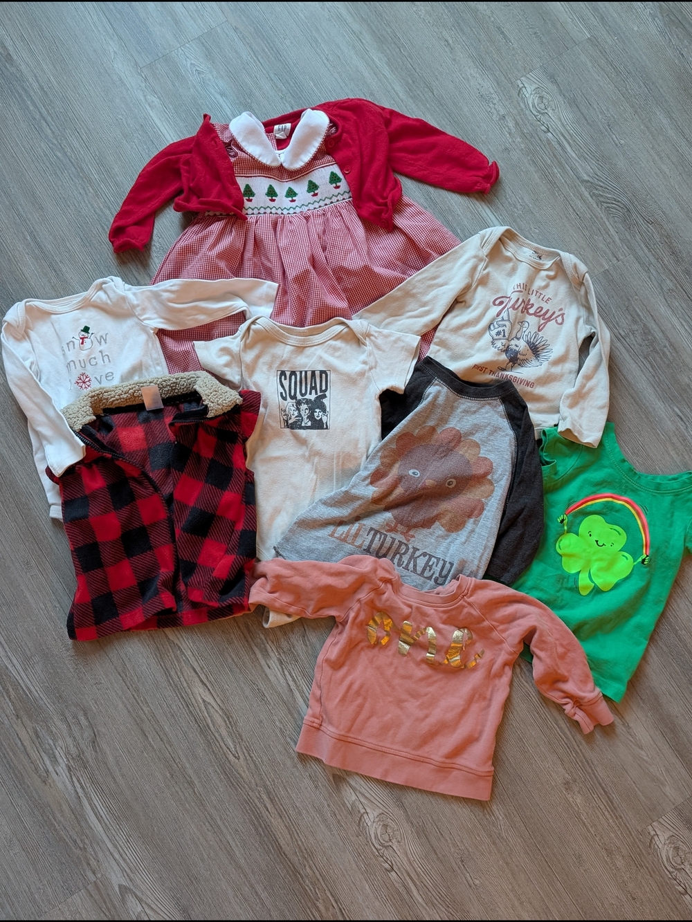 Holiday Baby/Toddler Bundle! 9 Items For Most Holidays. Sizes 6-18 Mo